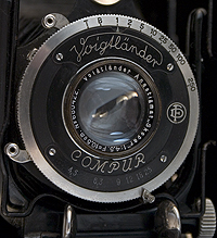 Voigtlander Avus Lens in Compur Shutter